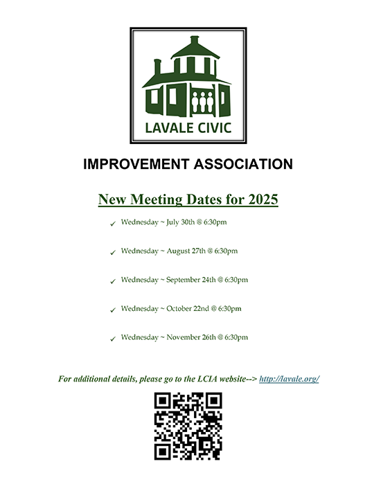 LCIA New Meeting Dates for 2025