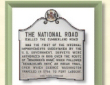 National Road Plaque